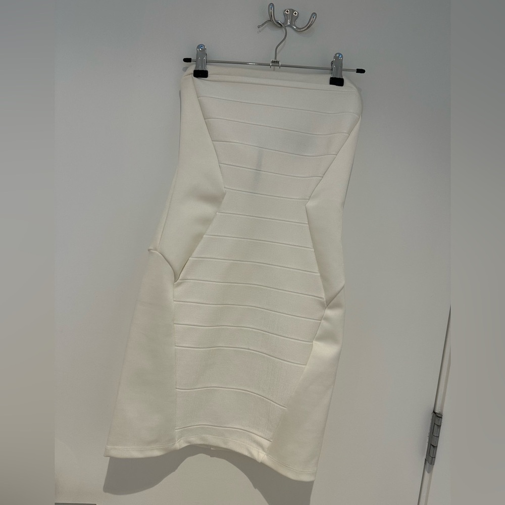 Topshop Cream Petite Dress
